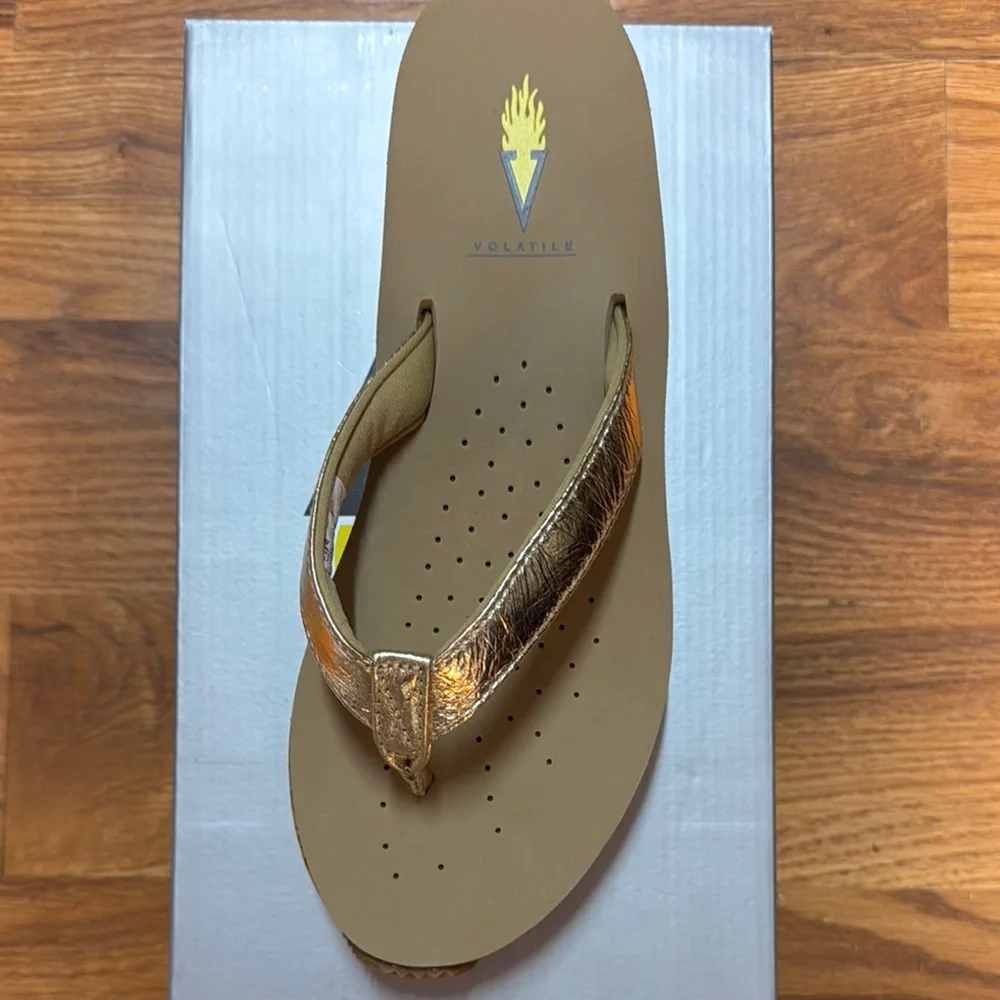 Volatile Neville Metallic Wedge - Picture 1 of 7
